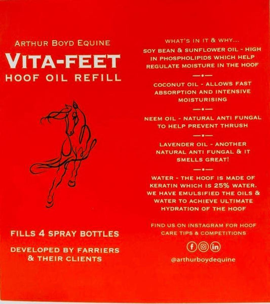 VITA-FEET Hoof Oil Refill | Luxury Home Accessories | Heulog Glow