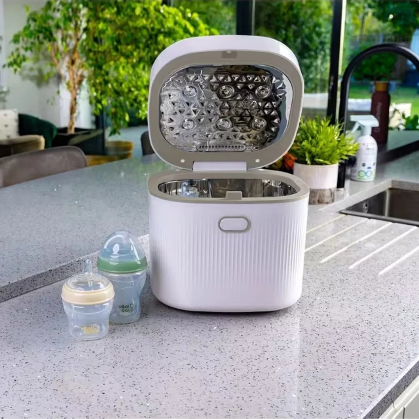 Vital Baby Advanced Pro UV Steriliser & Dryer (3rd Gen) - Arctic White | Luxury Home Accessories | Heulog Glow