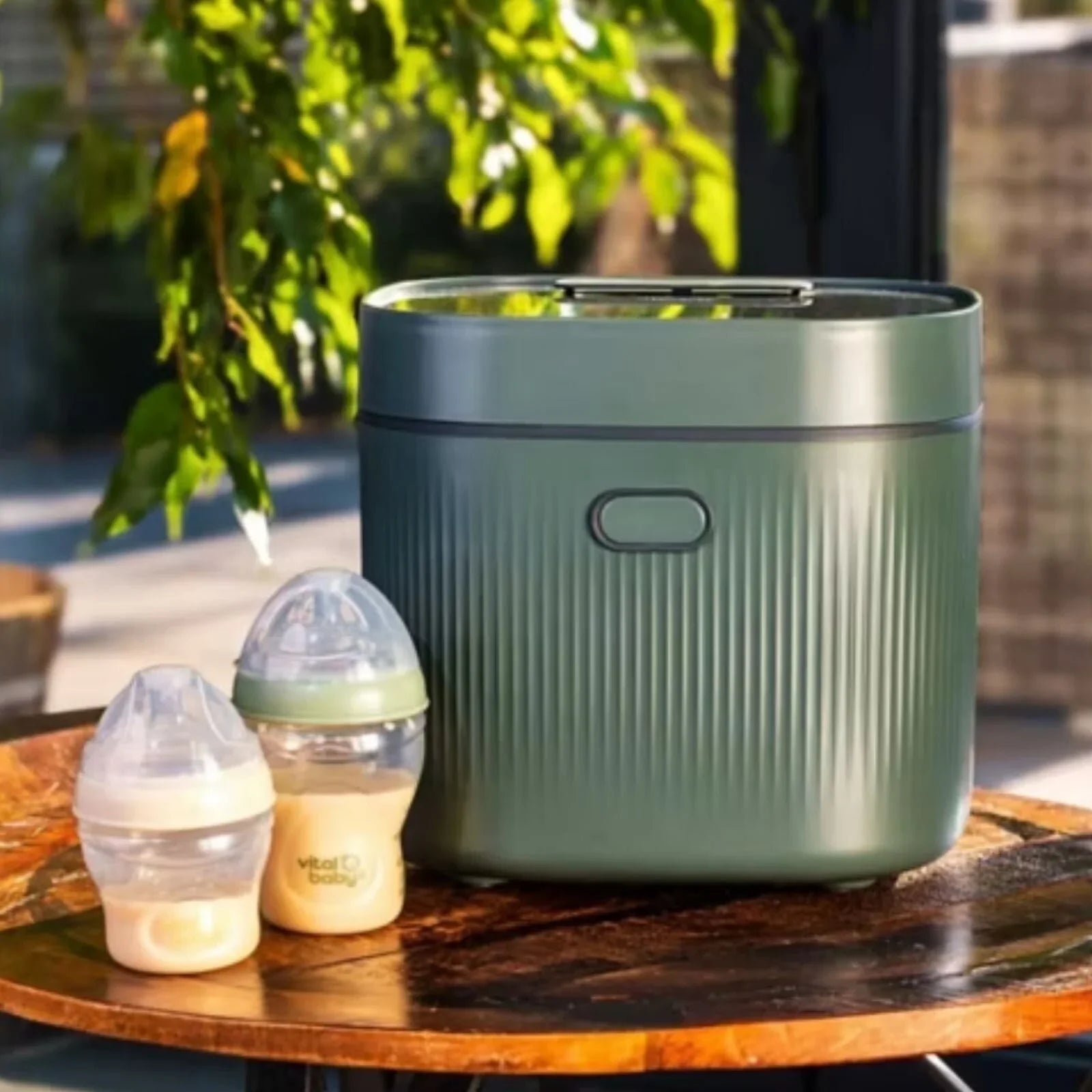 Vital Baby Advanced Pro UV Steriliser & Dryer (3rd Gen) - Olive Green | Luxury Home Accessories | Heulog Glow