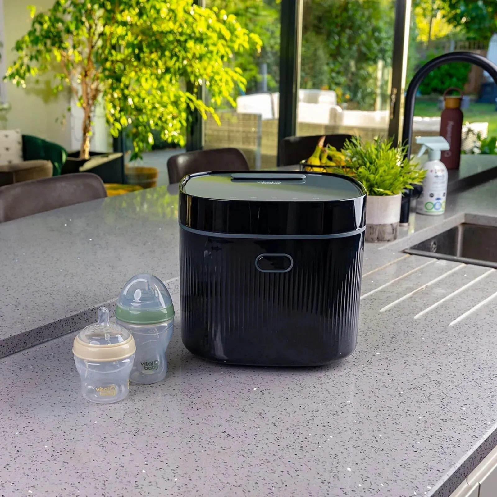 Vital Baby Advanced Pro UV Steriliser & Dryer (3rd Gen) - Onyx Black | Luxury Home Accessories | Heulog Glow