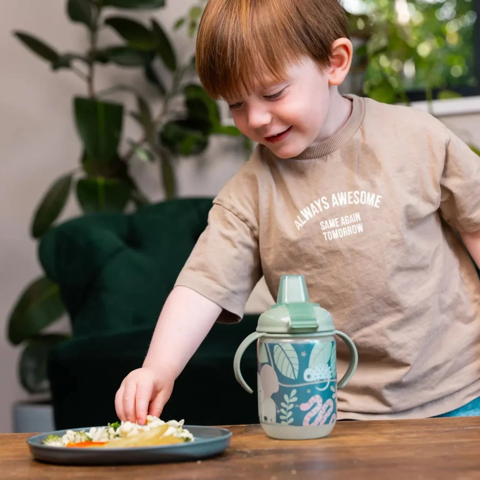 Vital Baby Hydrate Easy Sipper Cup 350ml - Jungle Glow | Luxury Home Accessories | Heulog Glow