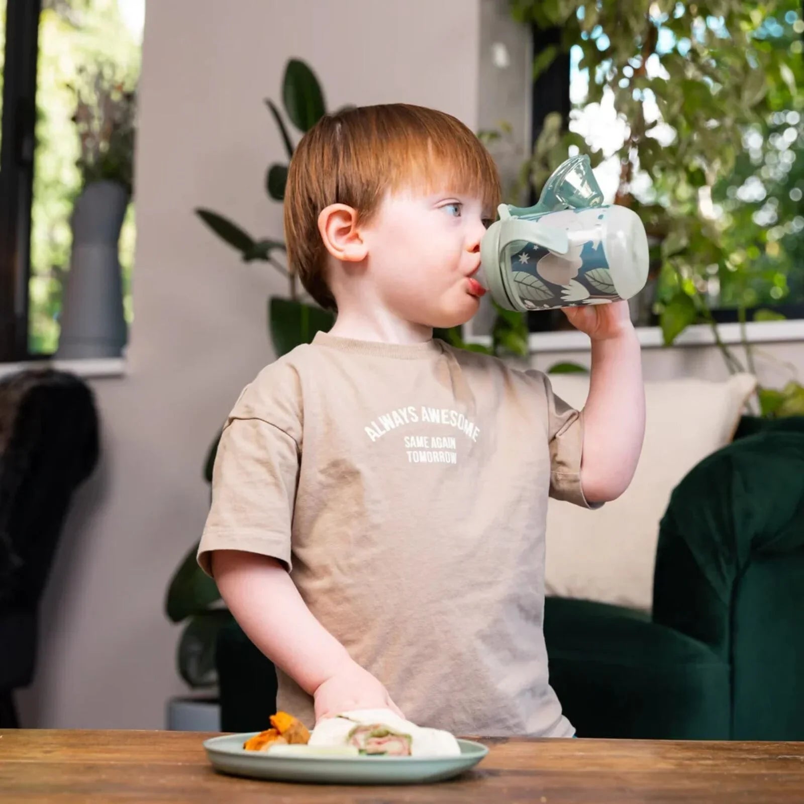 Vital Baby Hydrate Easy Sipper Cup 350ml - Jungle Glow | Luxury Home Accessories | Heulog Glow