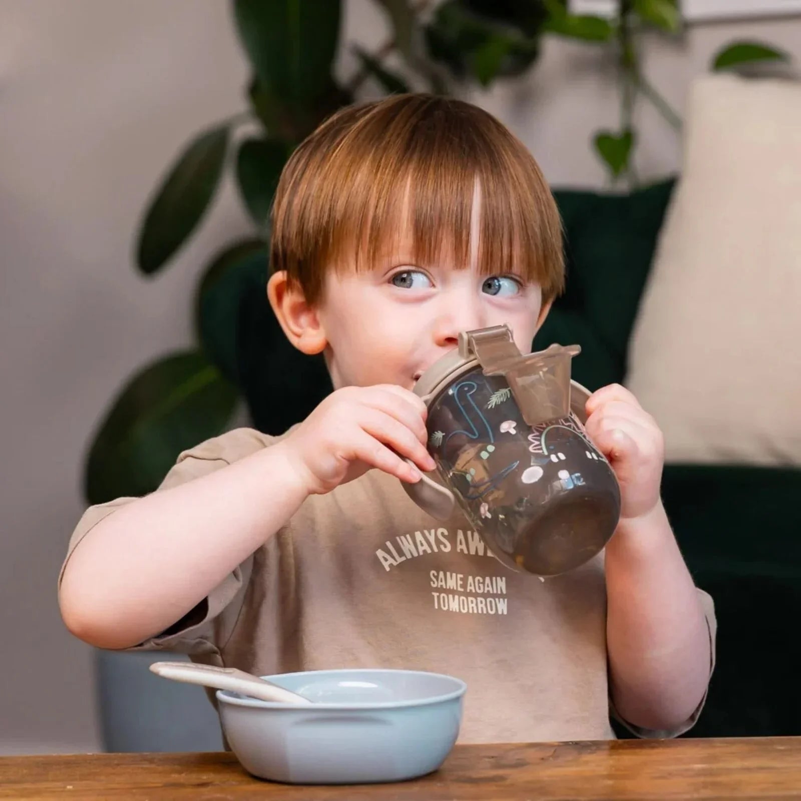 Vital Baby Hydrate Easy Sipper Cup 350ml - Natural Stone | Luxury Home Accessories | Heulog Glow