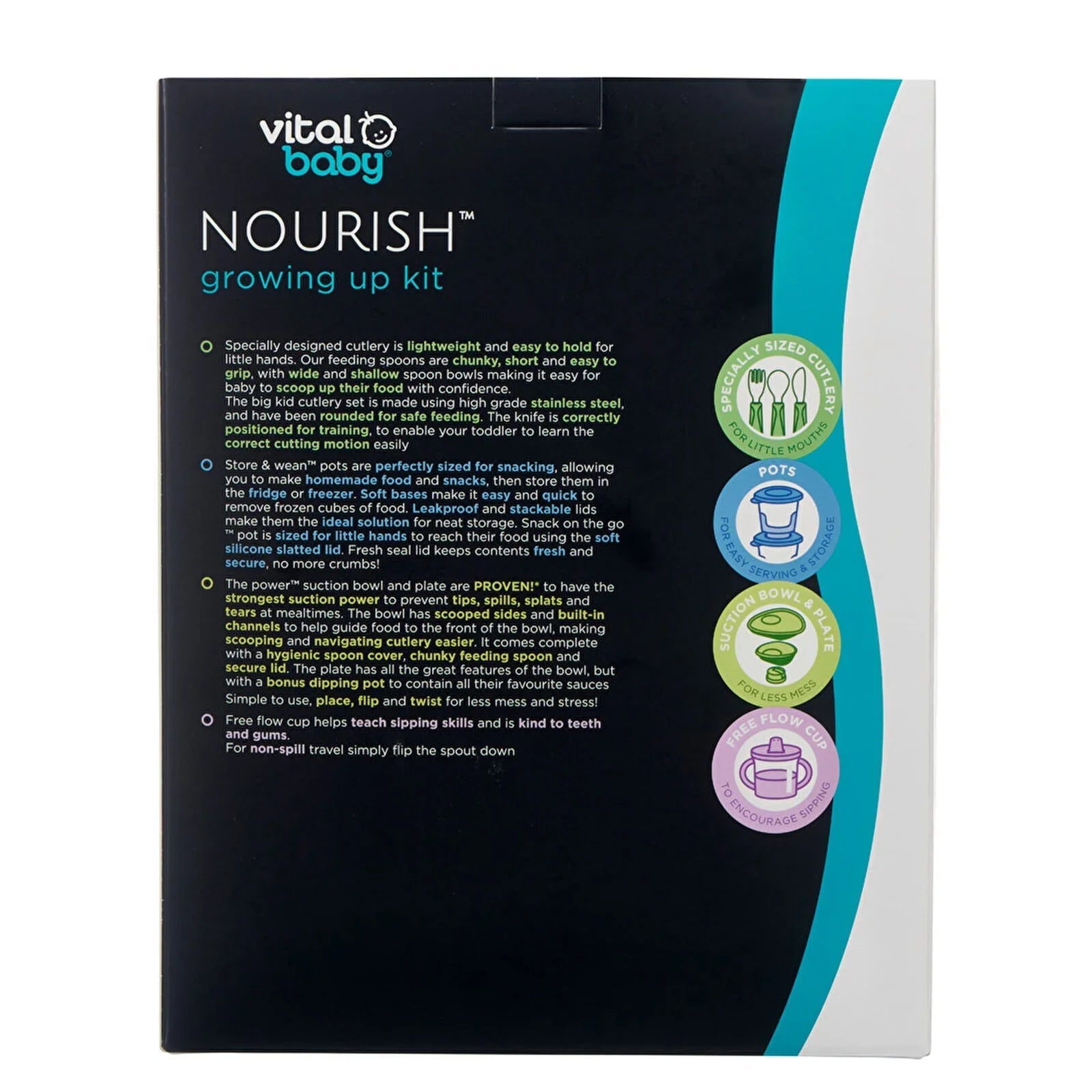 Vital Baby Nourish Growing Up Kit 9+ months - Fizz | Luxury Home Accessories | Heulog Glow