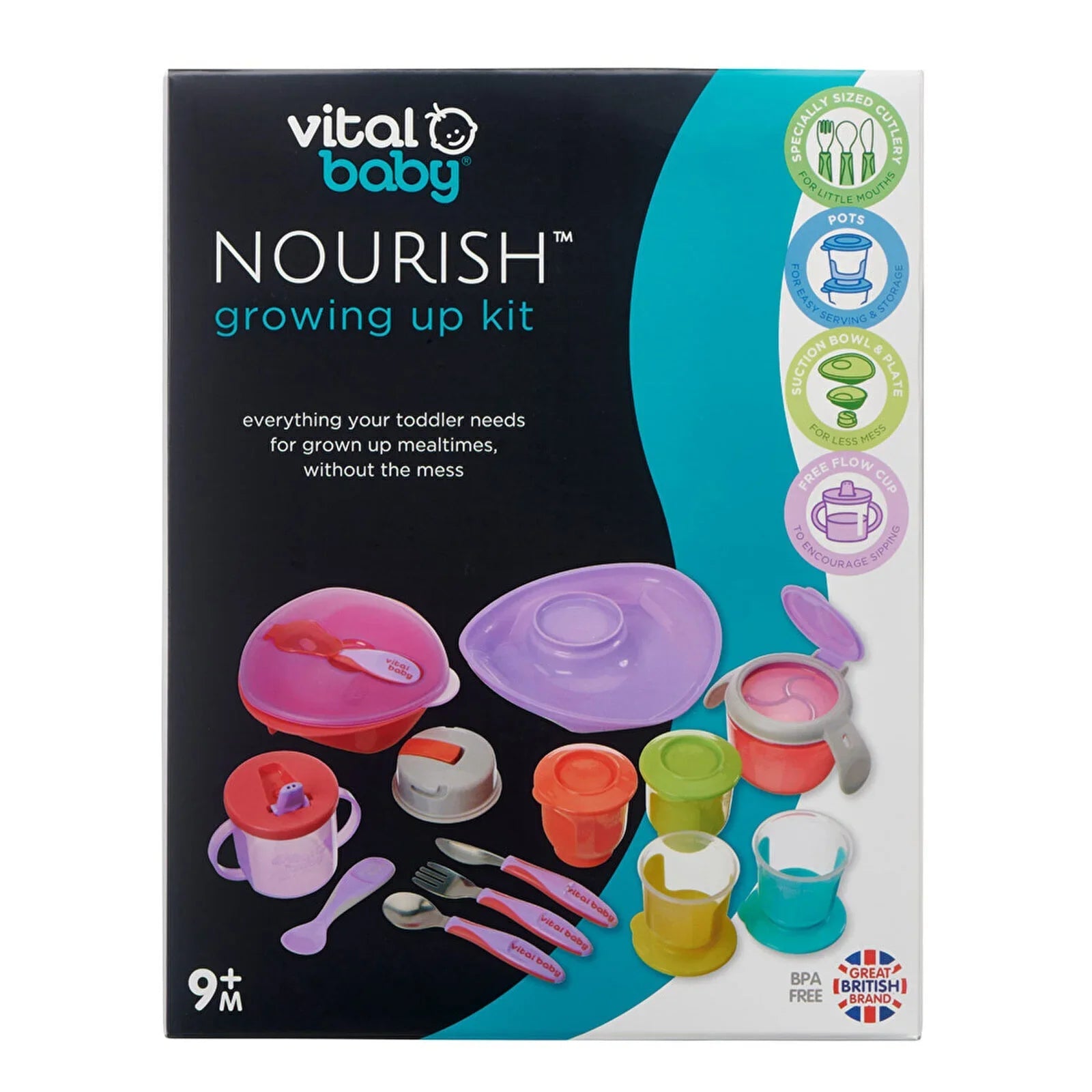 Vital Baby Nourish Growing Up Kit 9+ months - Fizz | Luxury Home Accessories | Heulog Glow