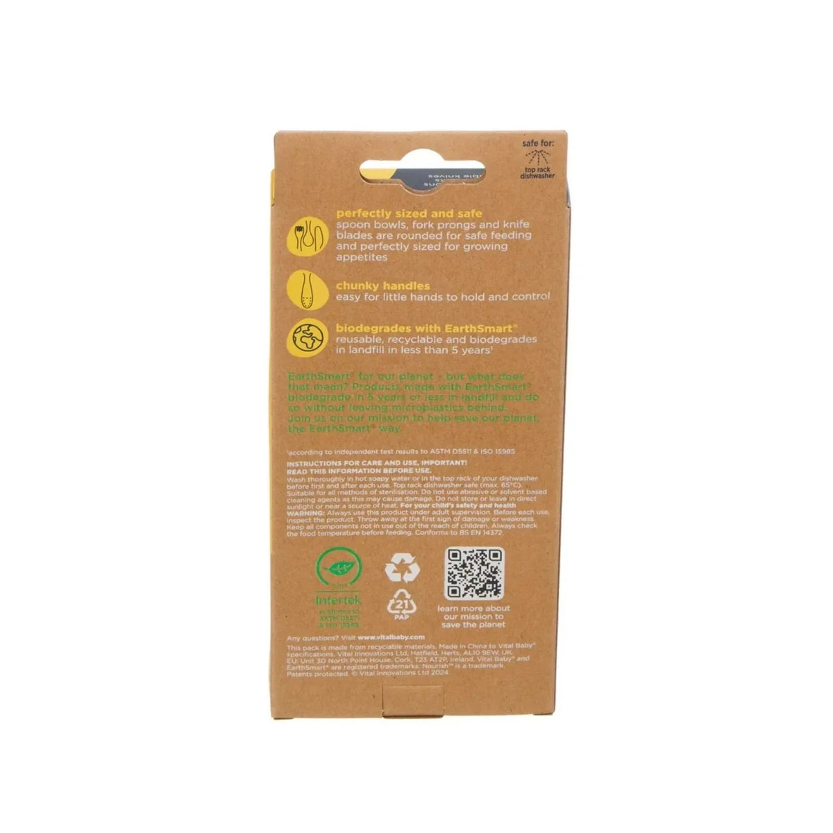 Vital Baby Nourish Perfectly Simple Cutlery Pack of 15 | Luxury Home Accessories | Heulog Glow