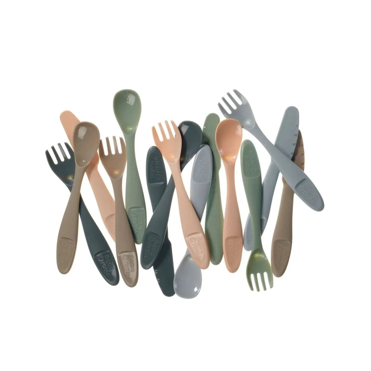 Vital Baby Nourish Perfectly Simple Cutlery Pack of 15 | Luxury Home Accessories | Heulog Glow