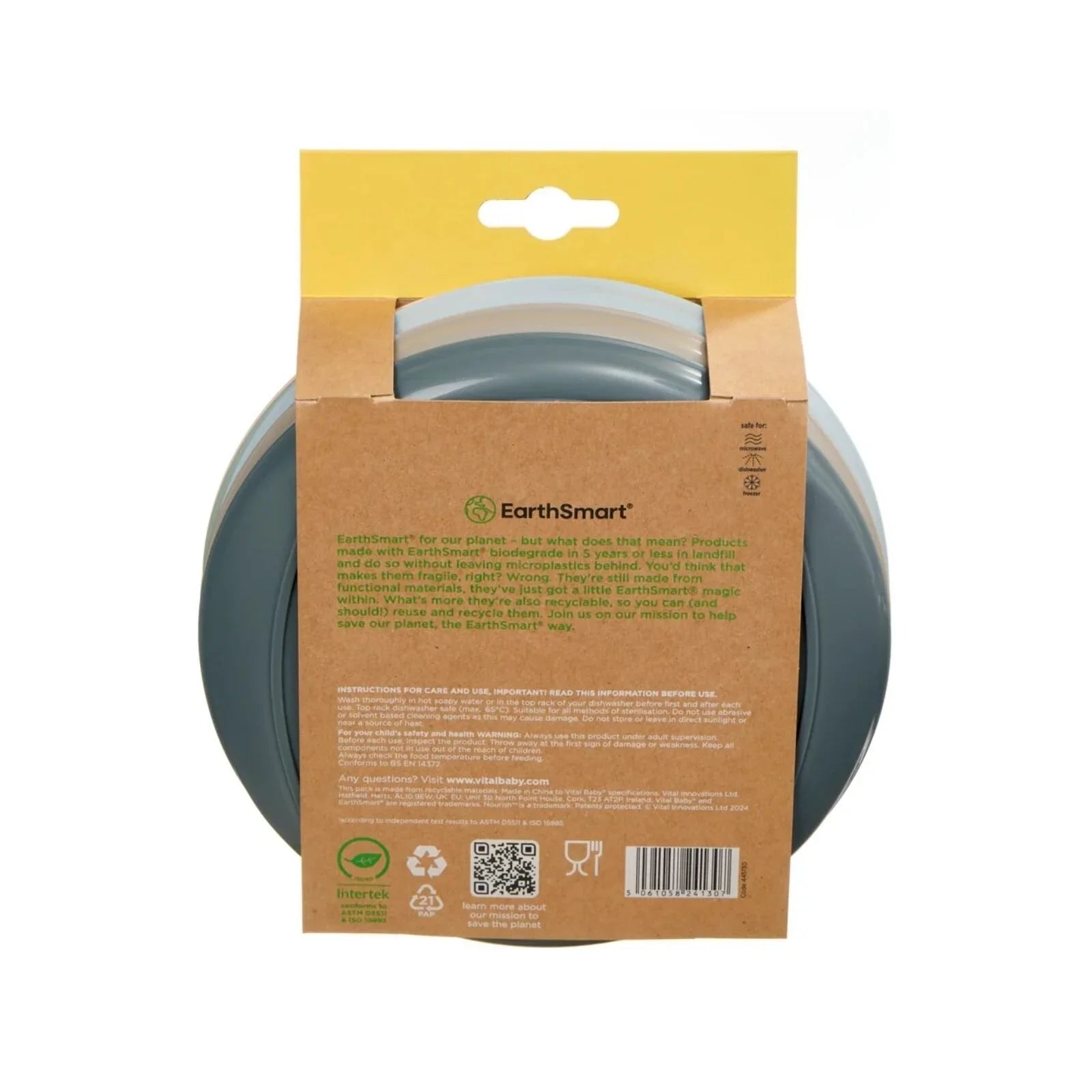 Vital Baby Nourish Perfectly Simple Plates Pack of 5 | Luxury Home Accessories | Heulog Glow