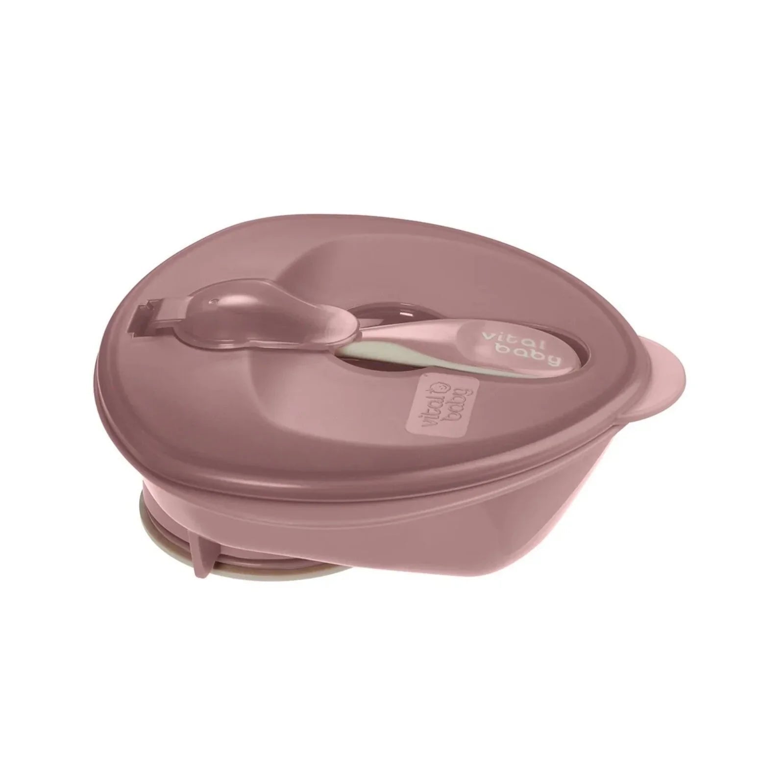 Vital Baby Nourish Power Suction Bowl - Natural Berry | Luxury Home Accessories | Heulog Glow