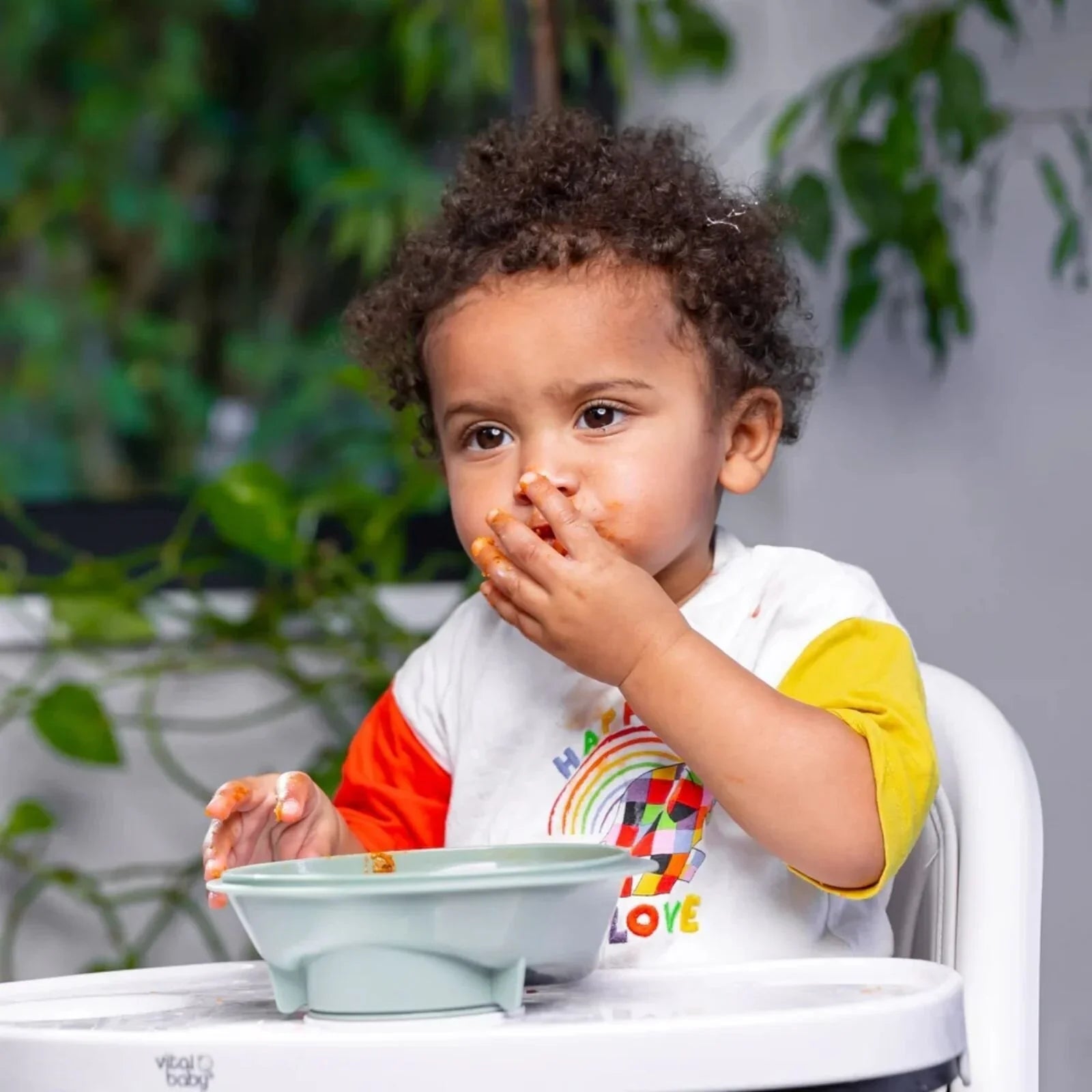 Vital Baby Nourish Power Suction Bowl - Natural Berry | Luxury Home Accessories | Heulog Glow