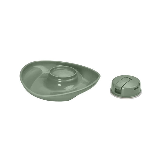 Vital Baby Nourish Power Suction Plate - Natural Moss | Luxury Home Accessories | Heulog Glow