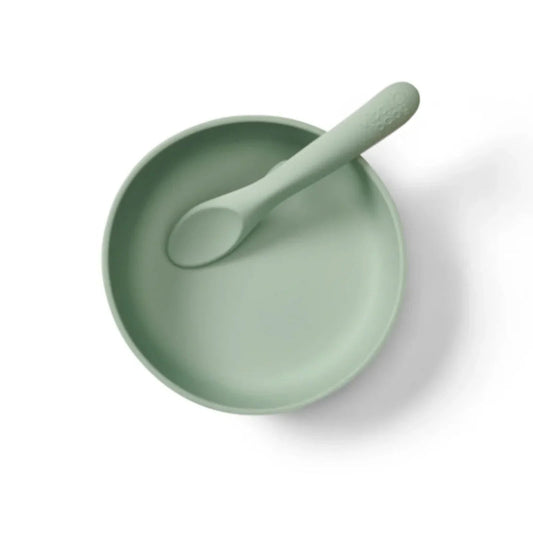 Vital Baby Nourish Silicone Suction Bowl Set - Crushed Mint | Luxury Home Accessories | Heulog Glow