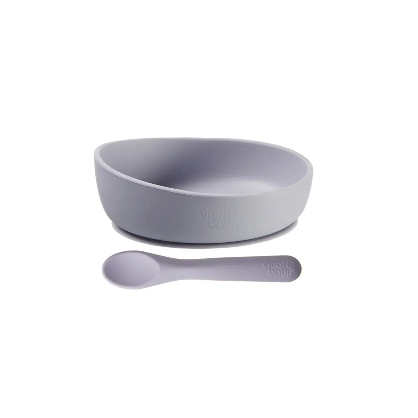 Vital Baby Nourish Silicone Suction Bowl Set - Dusky Mauve | Luxury Home Accessories | Heulog Glow