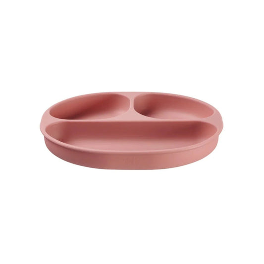 Vital Baby Nourish Silicone Suction Plate - Blush Raspberry | Luxury Home Accessories | Heulog Glow