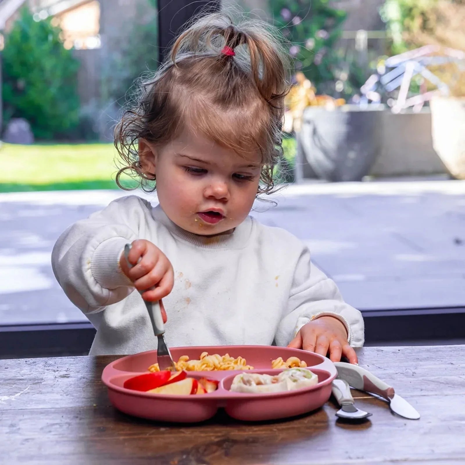 Vital Baby Nourish Silicone Suction Plate - Moody Blue | Luxury Home Accessories | Heulog Glow