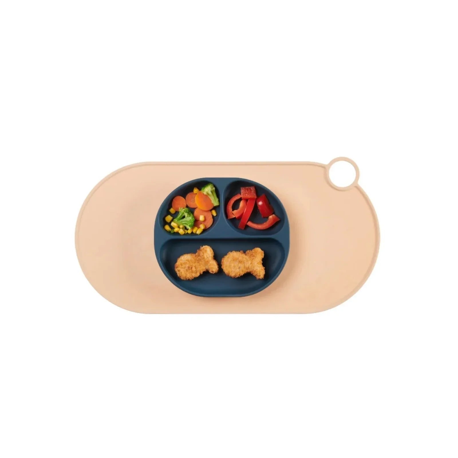 Vital Baby Nourish Silicone Suction Plate - Moody Blue | Luxury Home Accessories | Heulog Glow