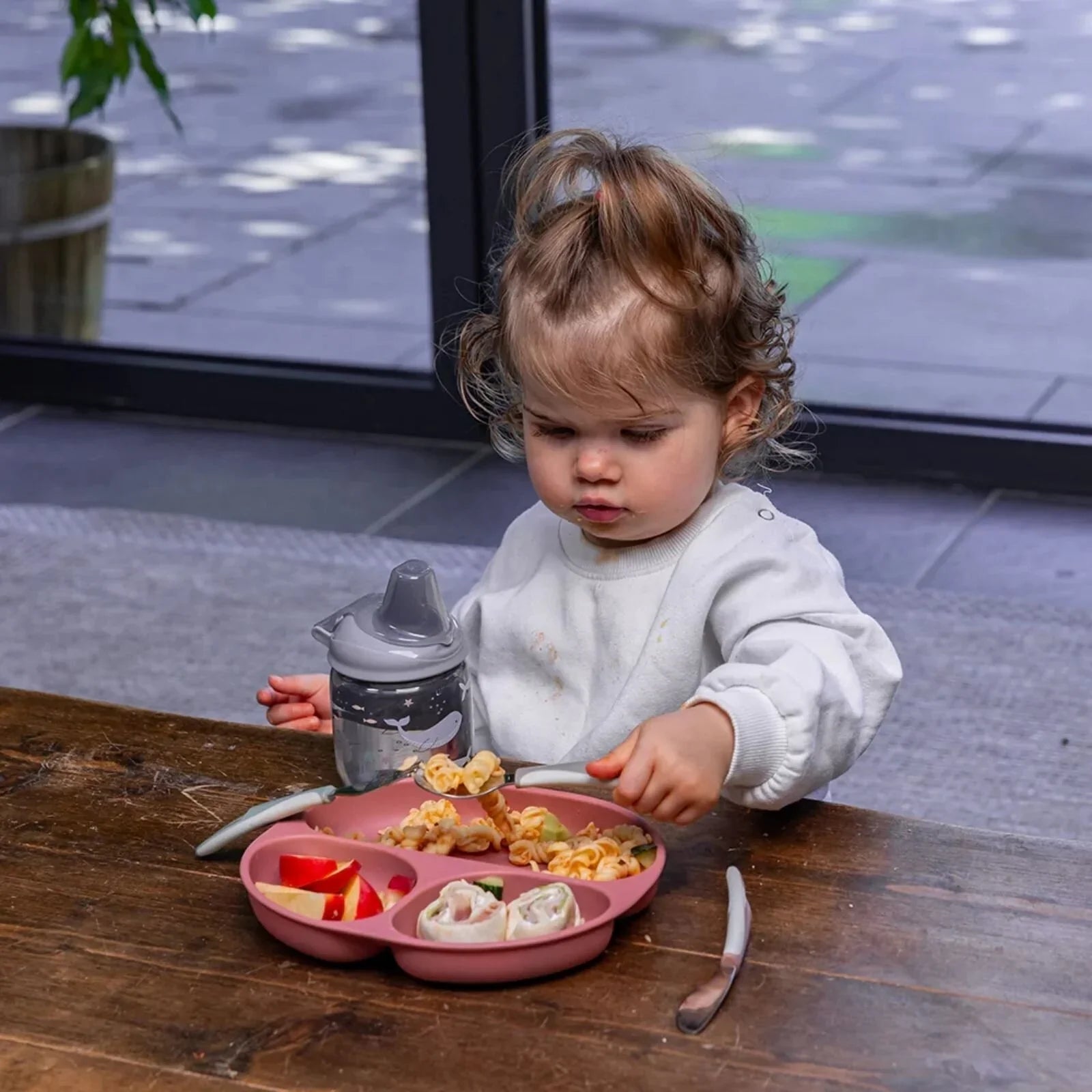 Vital Baby Nourish Silicone Suction Plate - Moody Blue | Luxury Home Accessories | Heulog Glow