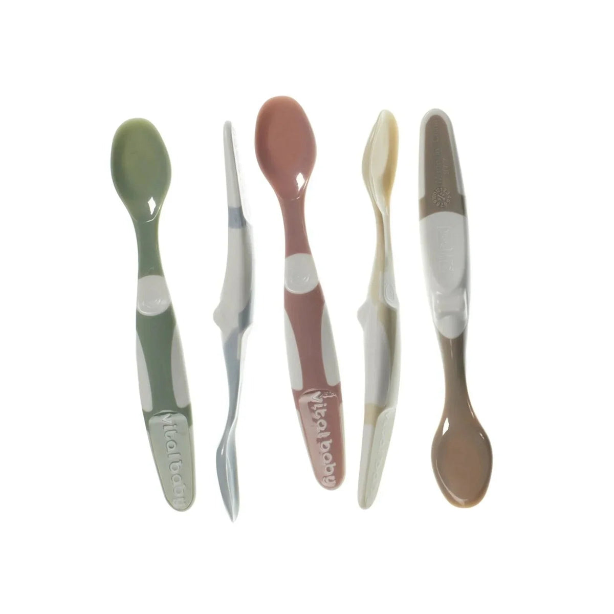 Vital Baby Nourish Start Weaning Spoons Natural Pack of 5 | Luxury Home Accessories | Heulog Glow