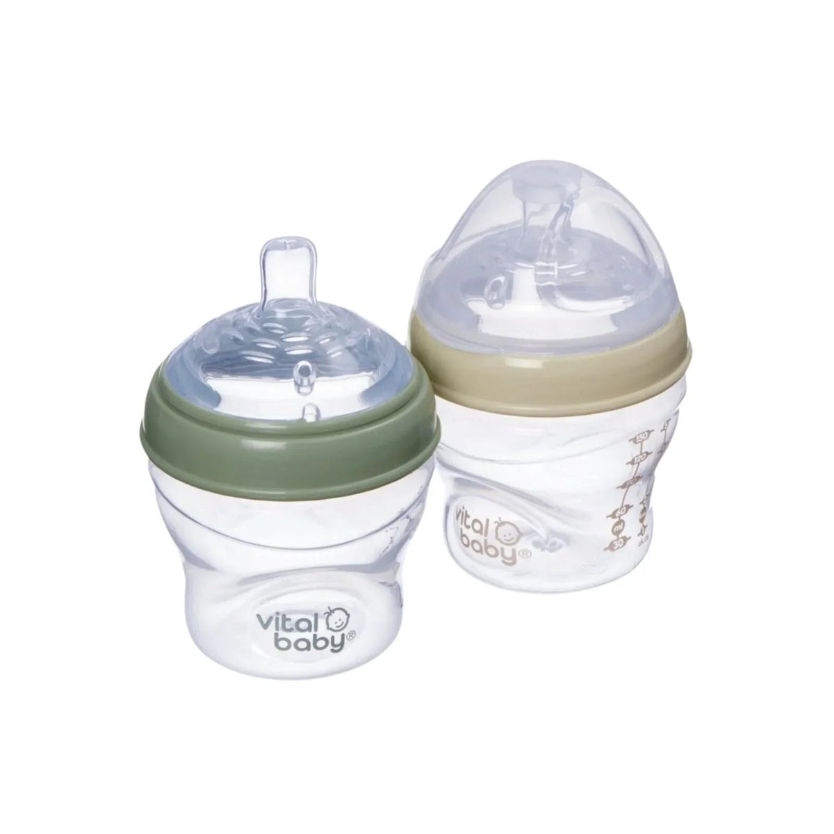Vital Baby Nurture Breast Like Feeding Bottle 150ml Pack of 2 | Luxury Home Accessories | Heulog Glow