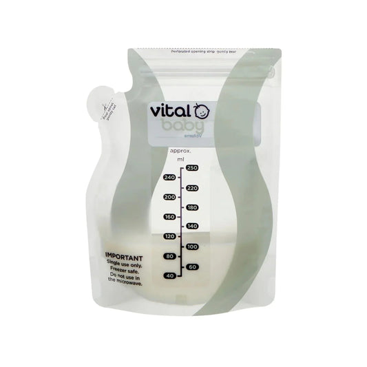 Vital Baby Nurture Easy Pour Breast Milk Storage Bags 30 pcs | Luxury Home Accessories | Heulog Glow