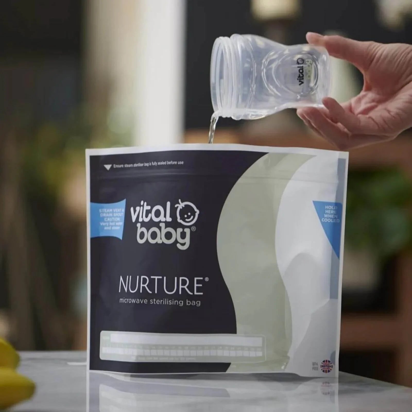 Vital Baby Nurture Microwave Sterilising Bags 5 pcs | Luxury Home Accessories | Heulog Glow