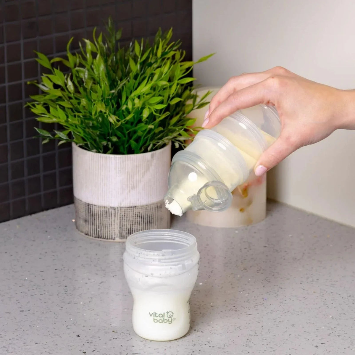 Vital Baby Nurture Stacking Milk Formula Dispenser | Luxury Home Accessories | Heulog Glow
