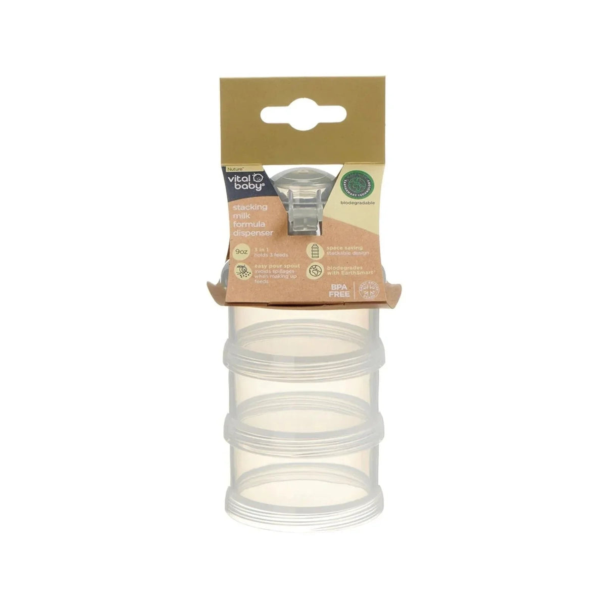 Vital Baby Nurture Stacking Milk Formula Dispenser | Luxury Home Accessories | Heulog Glow
