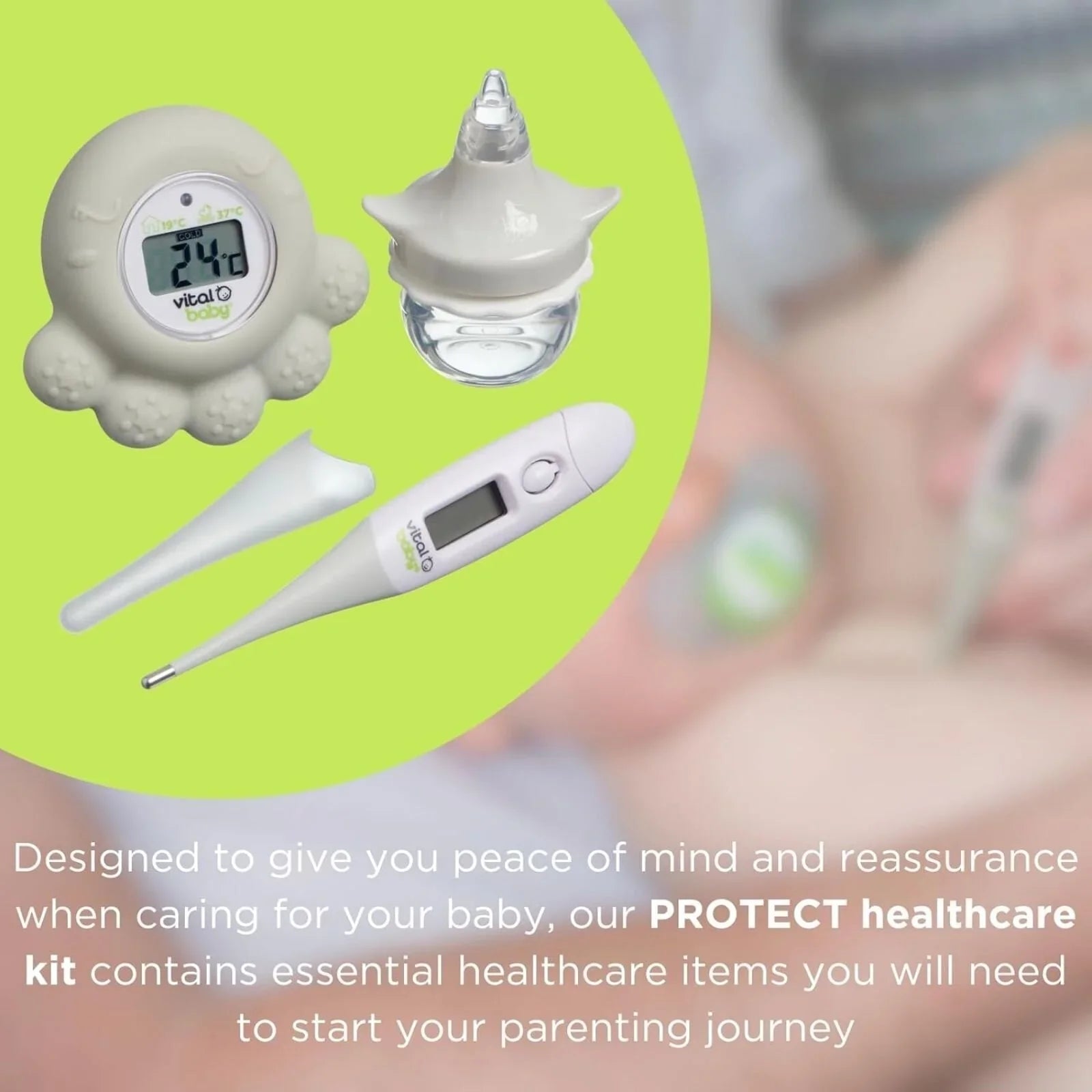 Vital Baby PROTECT Healthcare Kit Assorted | Luxury Home Accessories | Heulog Glow