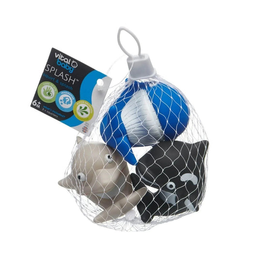 Vital Baby SPLASH Squirt & Splash Sharks and Whales | Luxury Home Accessories | Heulog Glow
