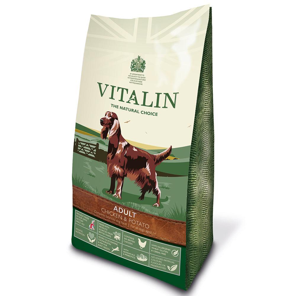 Vitalin Adult Grain Free Chicken & Potato 8kg | Luxury Home Accessories | Heulog Glow