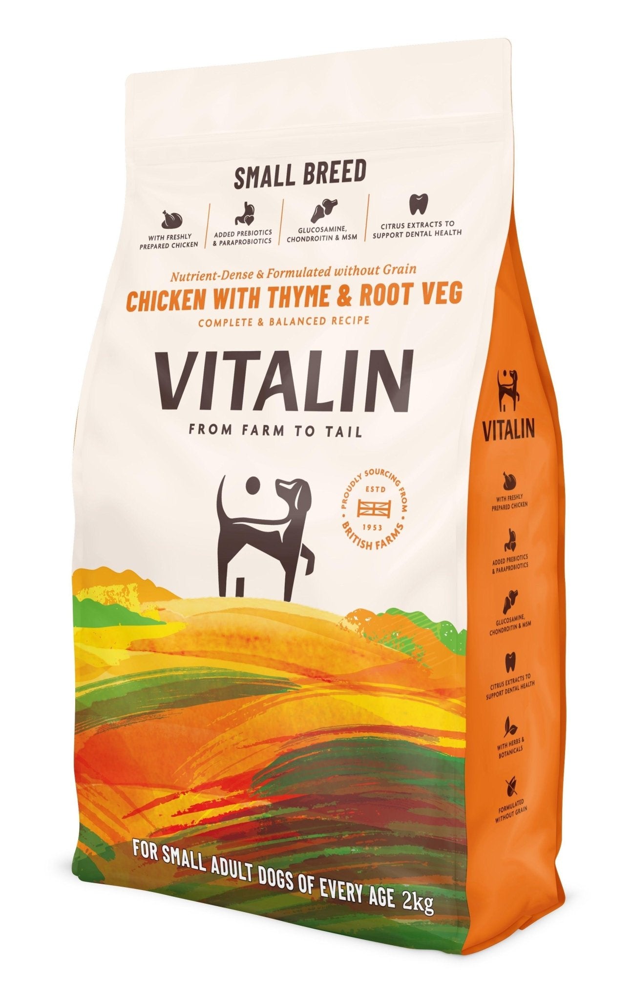 Vitalin Adult SB Chicken Thyme Veg 8kg | Luxury Home Accessories | Heulog Glow