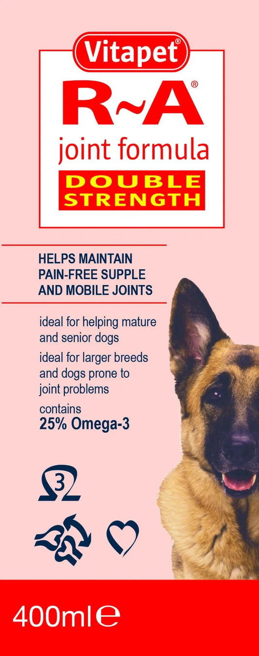 Vitapet Dog Double Strength R A Joint Formula 400ml | Luxury Home Accessories | Heulog Glow