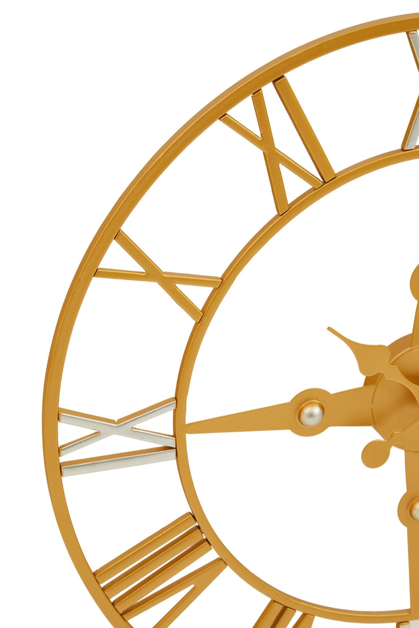 Vitus Gold and Silver Wall Clock | Luxury Home Accessories | Heulog Glow