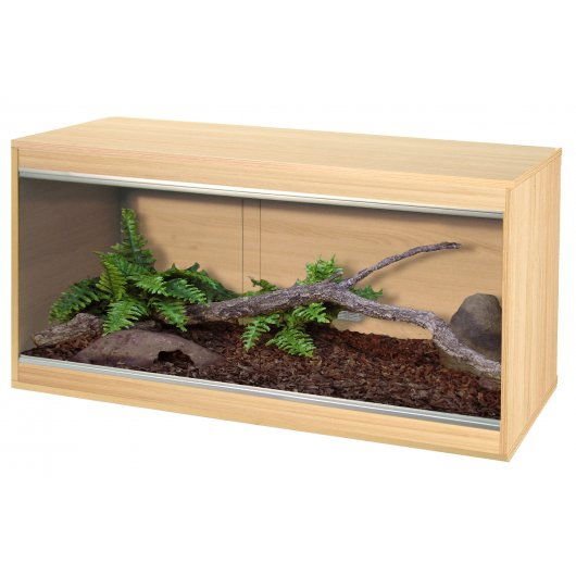 Vivexotic Repti Home Vivarium Large Oak 1150x375x421mm | Luxury Home Accessories | Heulog Glow