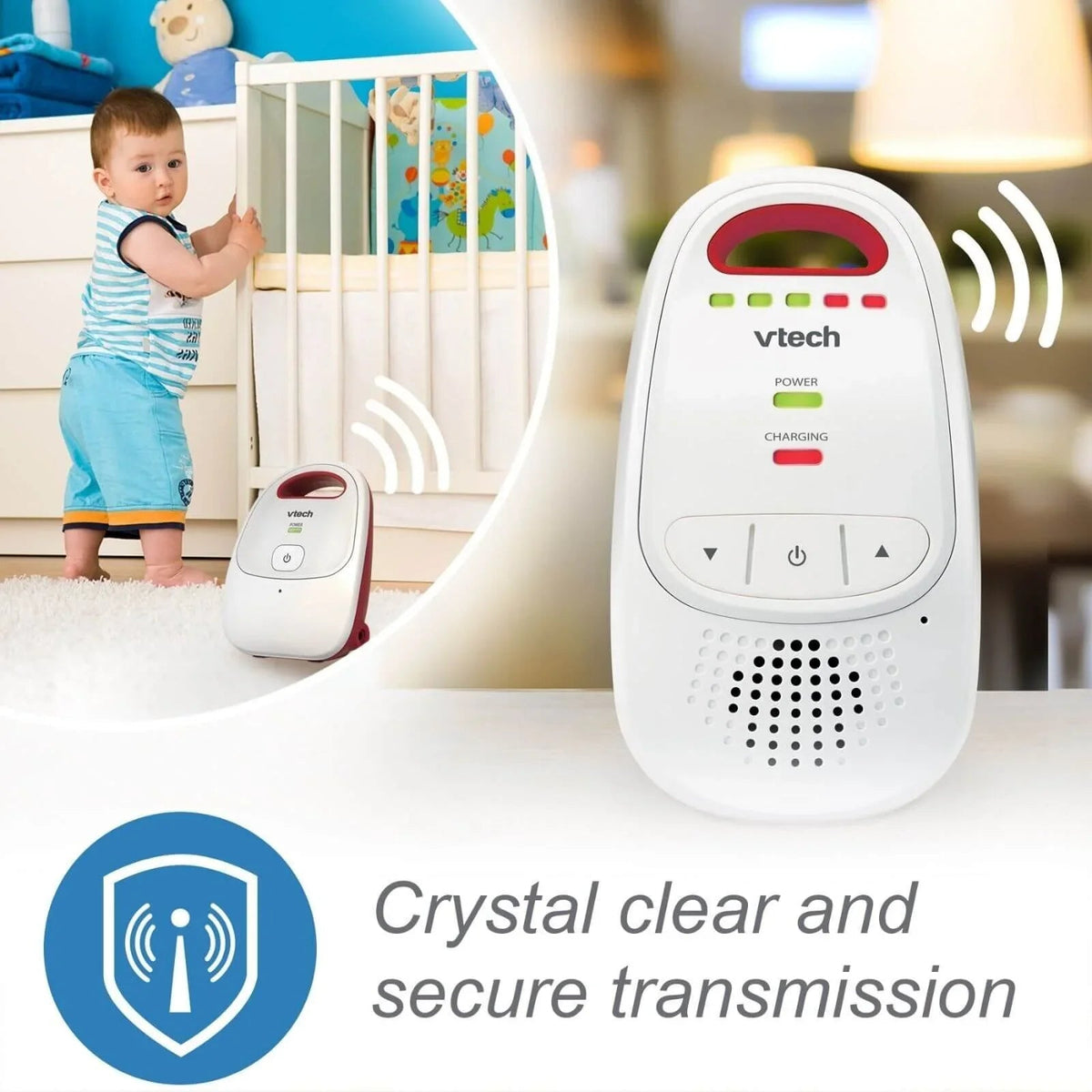 VTech - BM1000 Digital Audio Baby Monitor | Luxury Home Accessories | Heulog Glow