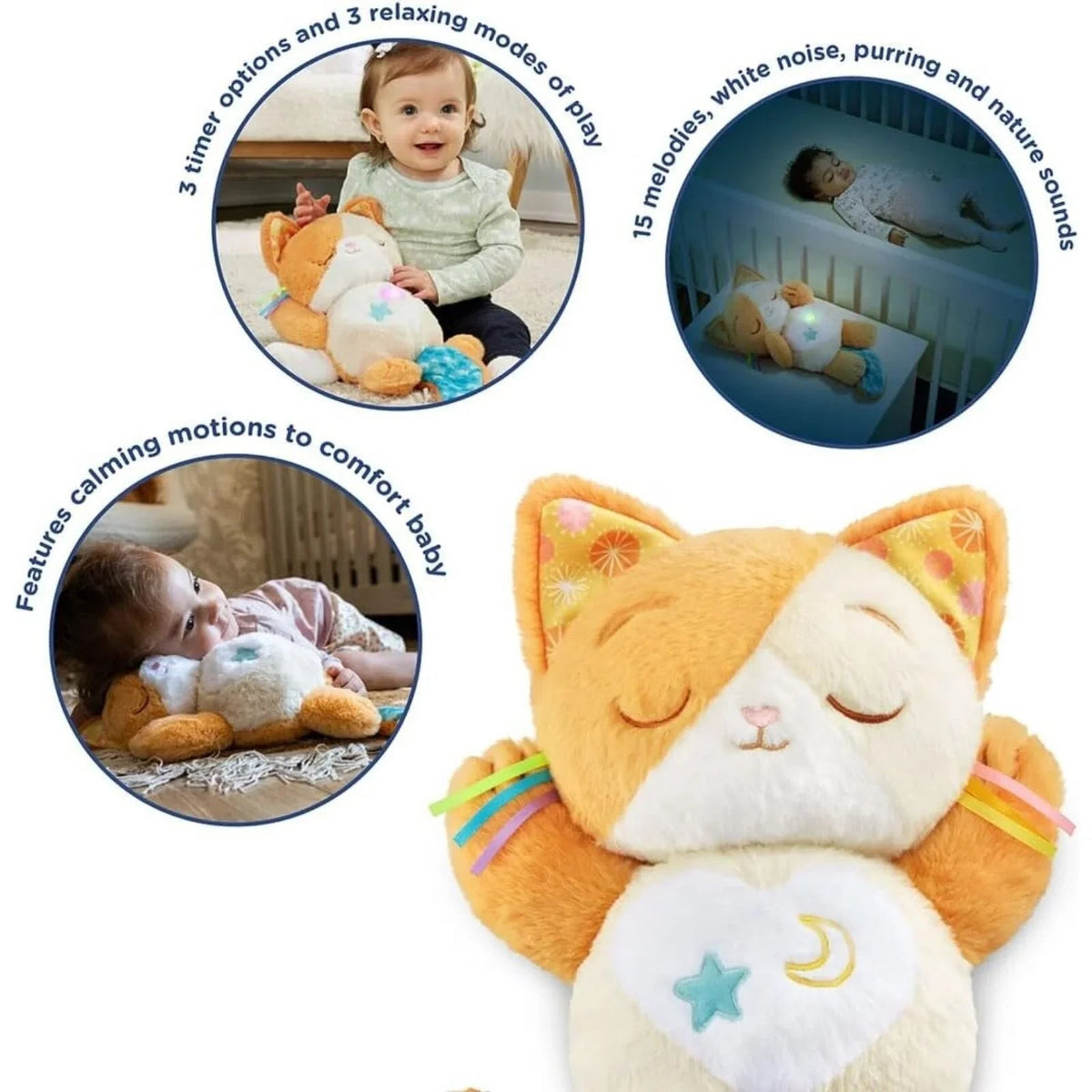 VTech Calming Purrs Kitten | Luxury Home Accessories | Heulog Glow