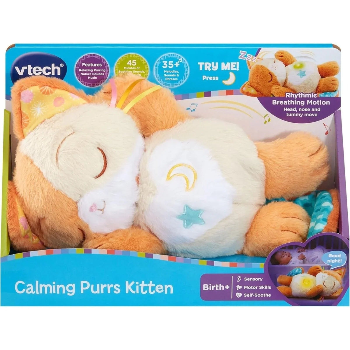 VTech Calming Purrs Kitten | Luxury Home Accessories | Heulog Glow