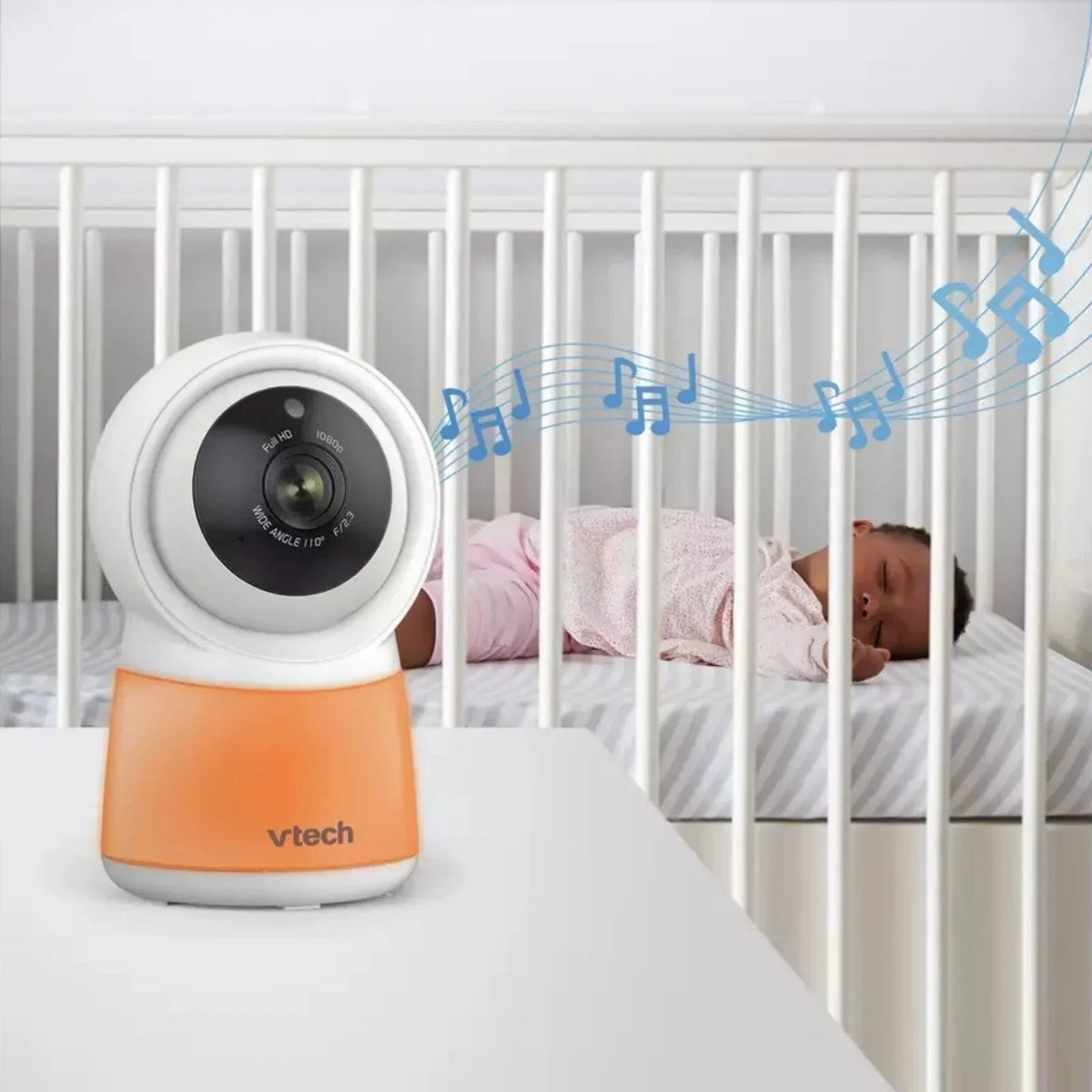 VTech RM5755HD 5" Smart Wi-Fi 1080p Video Baby Monitor | Luxury Home Accessories | Heulog Glow