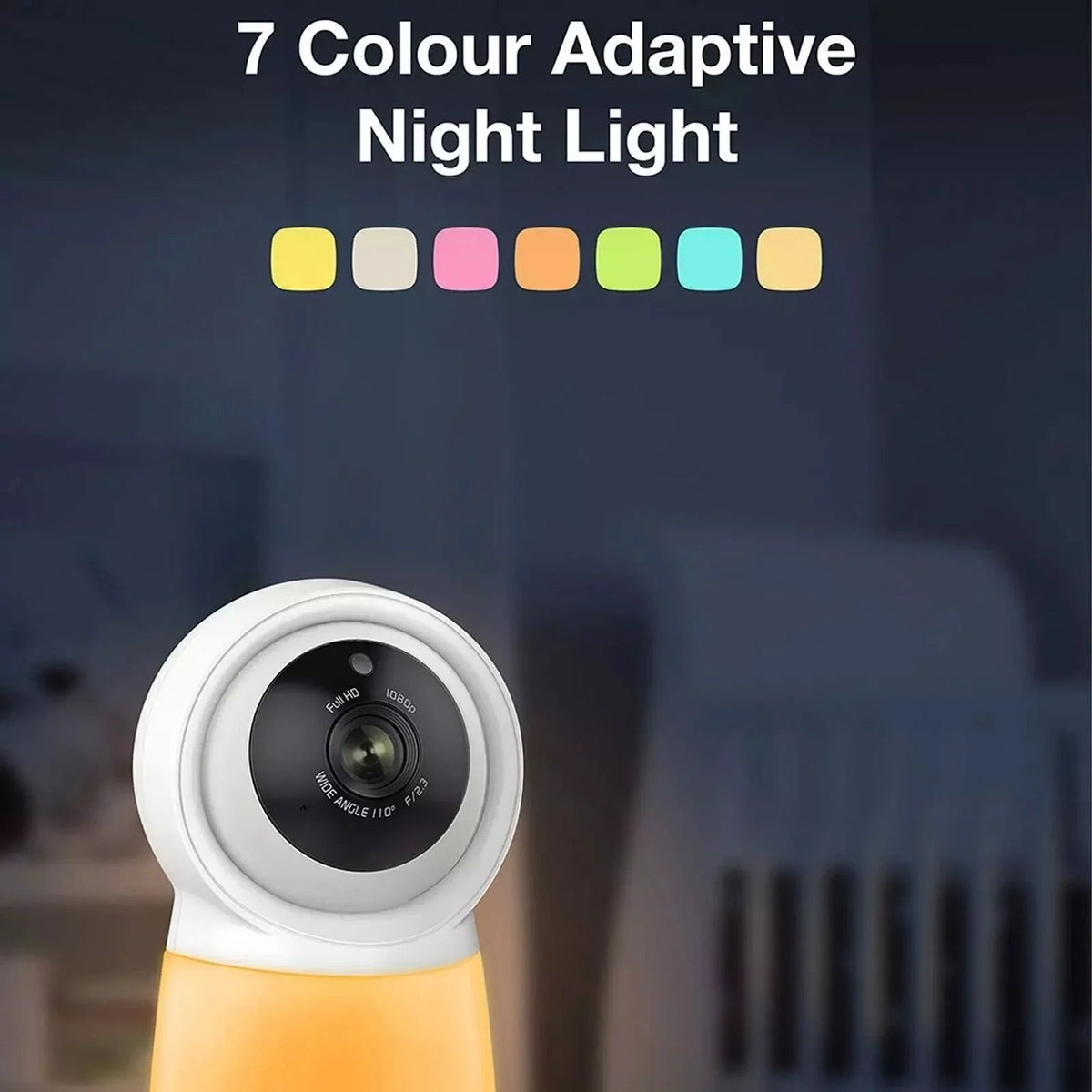 VTech RM5755HD 5" Smart Wi-Fi 1080p Video Baby Monitor | Luxury Home Accessories | Heulog Glow