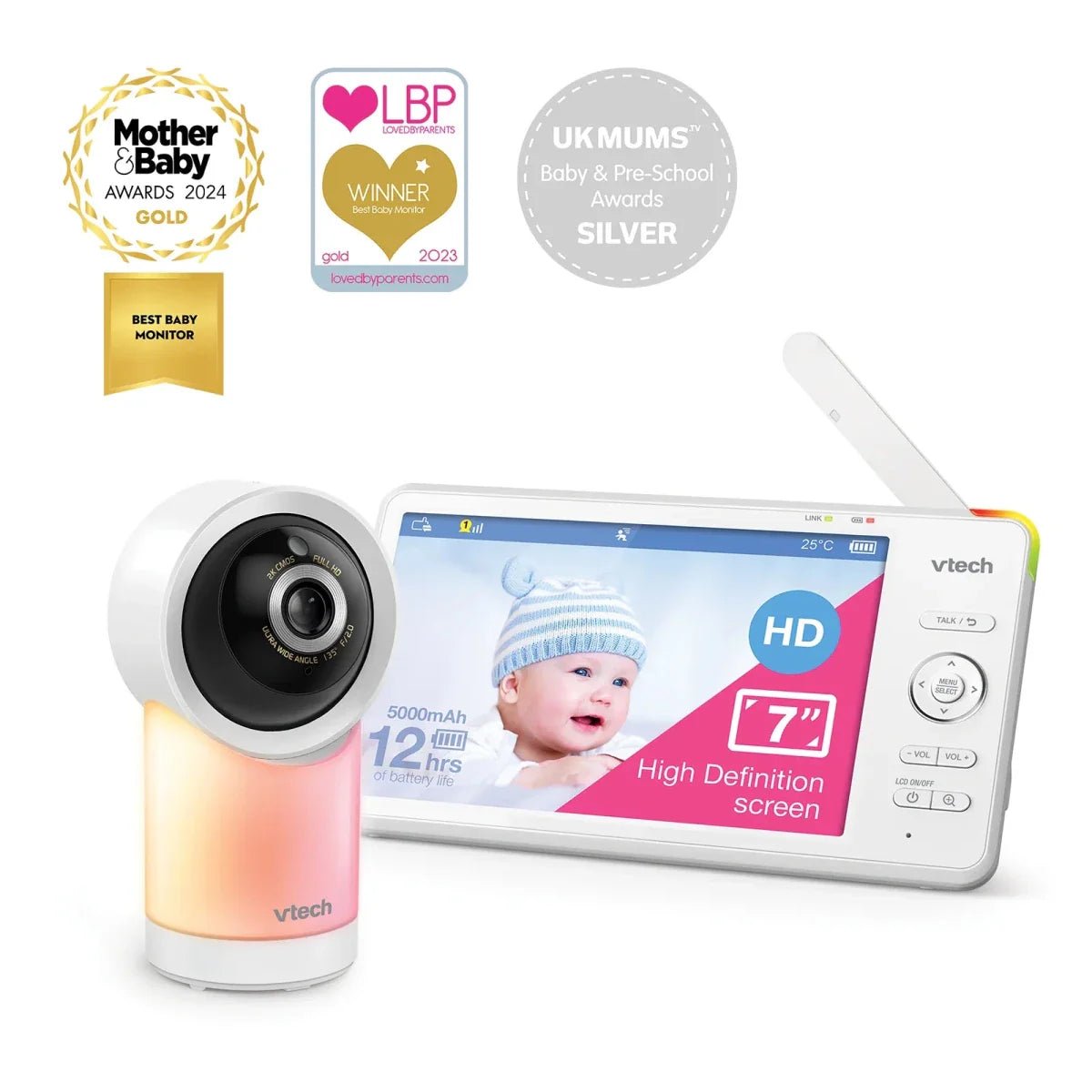 VTech RM7766HD Smart Video Baby Monitor | Luxury Home Accessories | Heulog Glow