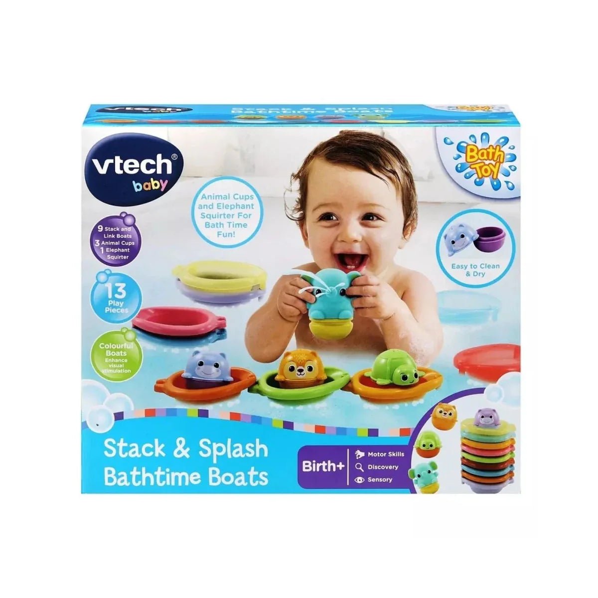 Vtech Stack & Splash Bathtime Boats | Luxury Home Accessories | Heulog Glow