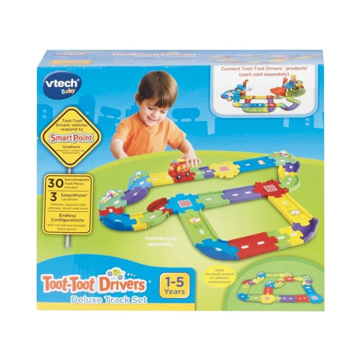 VTech Toot-Toot Drivers Deluxe Track Set | Luxury Home Accessories | Heulog Glow