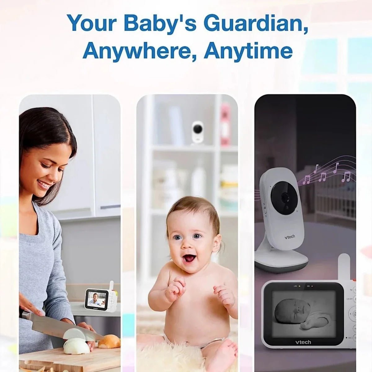 VTech VM4252 3.5" Video Monitor | Luxury Home Accessories | Heulog Glow