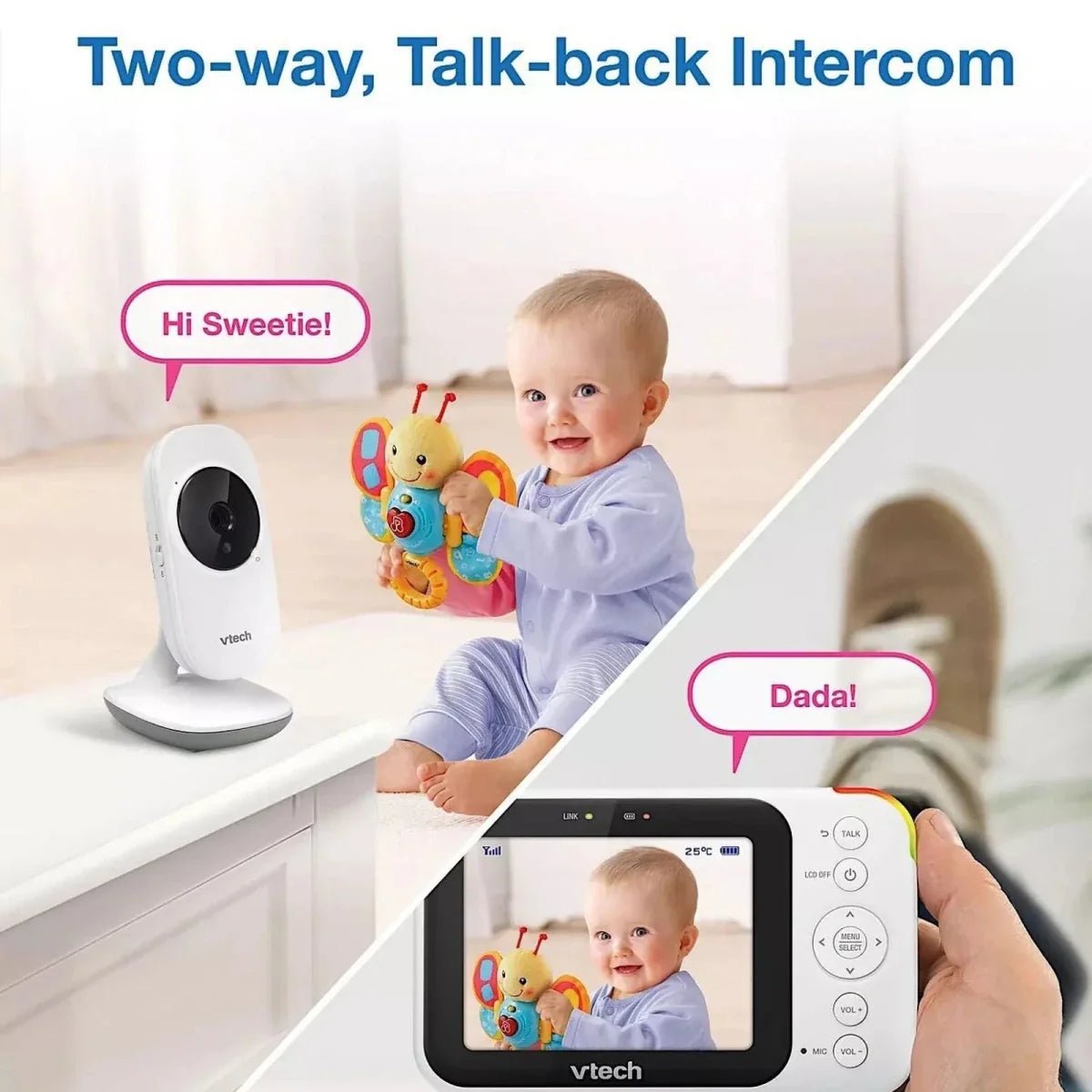 VTech VM4252 3.5" Video Monitor | Luxury Home Accessories | Heulog Glow