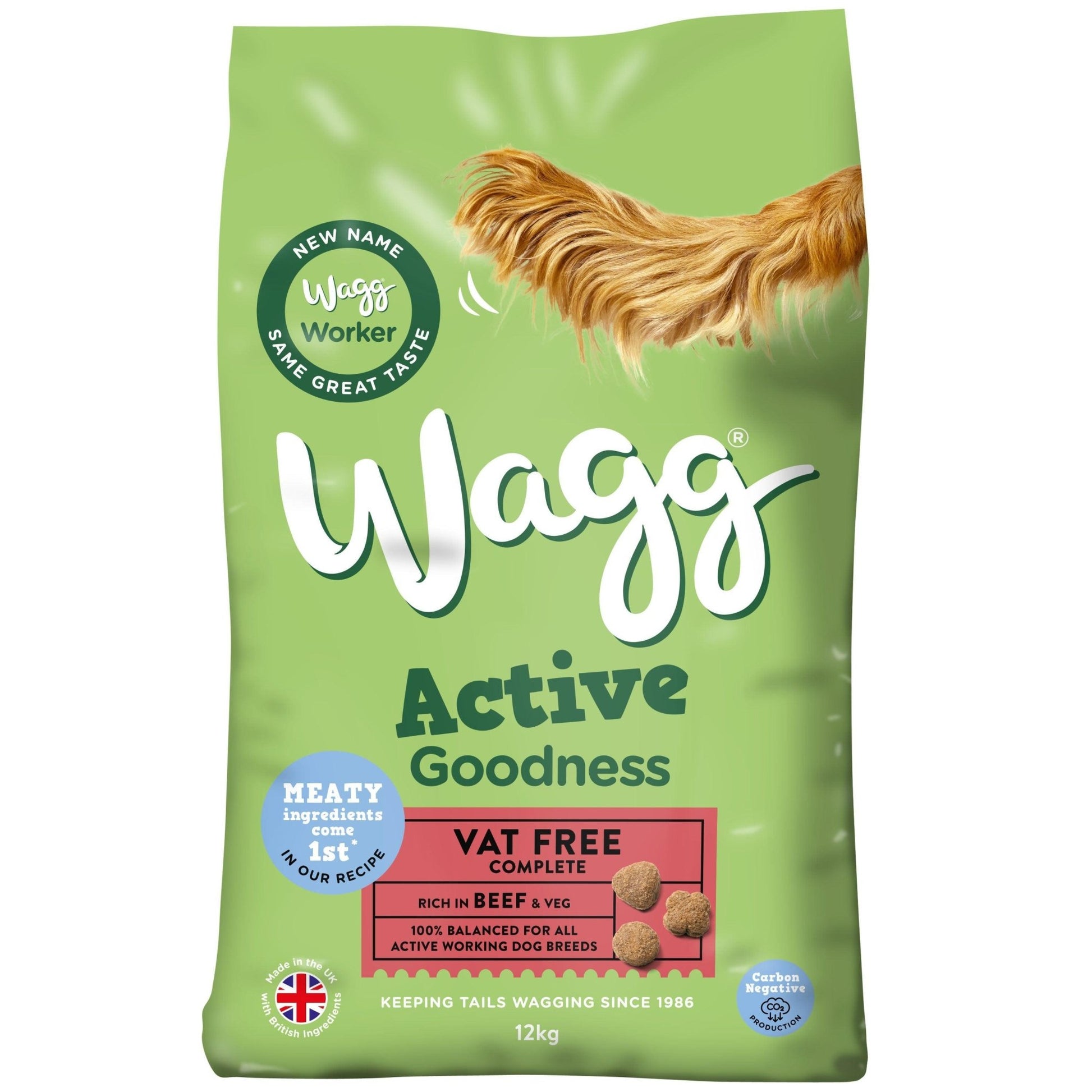Wagg Active Goodness Adult Beef & Veg 12kg | Luxury Home Accessories | Heulog Glow