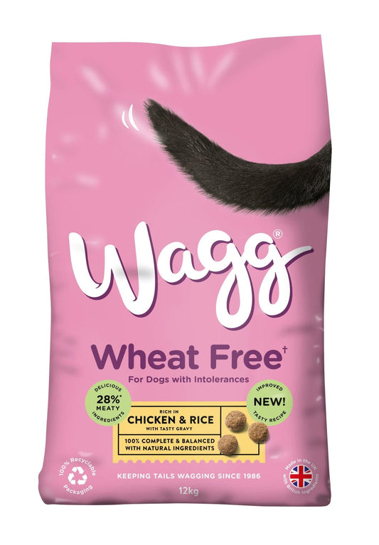 Wagg Adult Wheat Free Chicken & Rice 12kg | Luxury Home Accessories | Heulog Glow