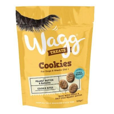 Wagg Cookie Treats Peanut Butter & Banana 7 x 125g | Luxury Home Accessories | Heulog Glow