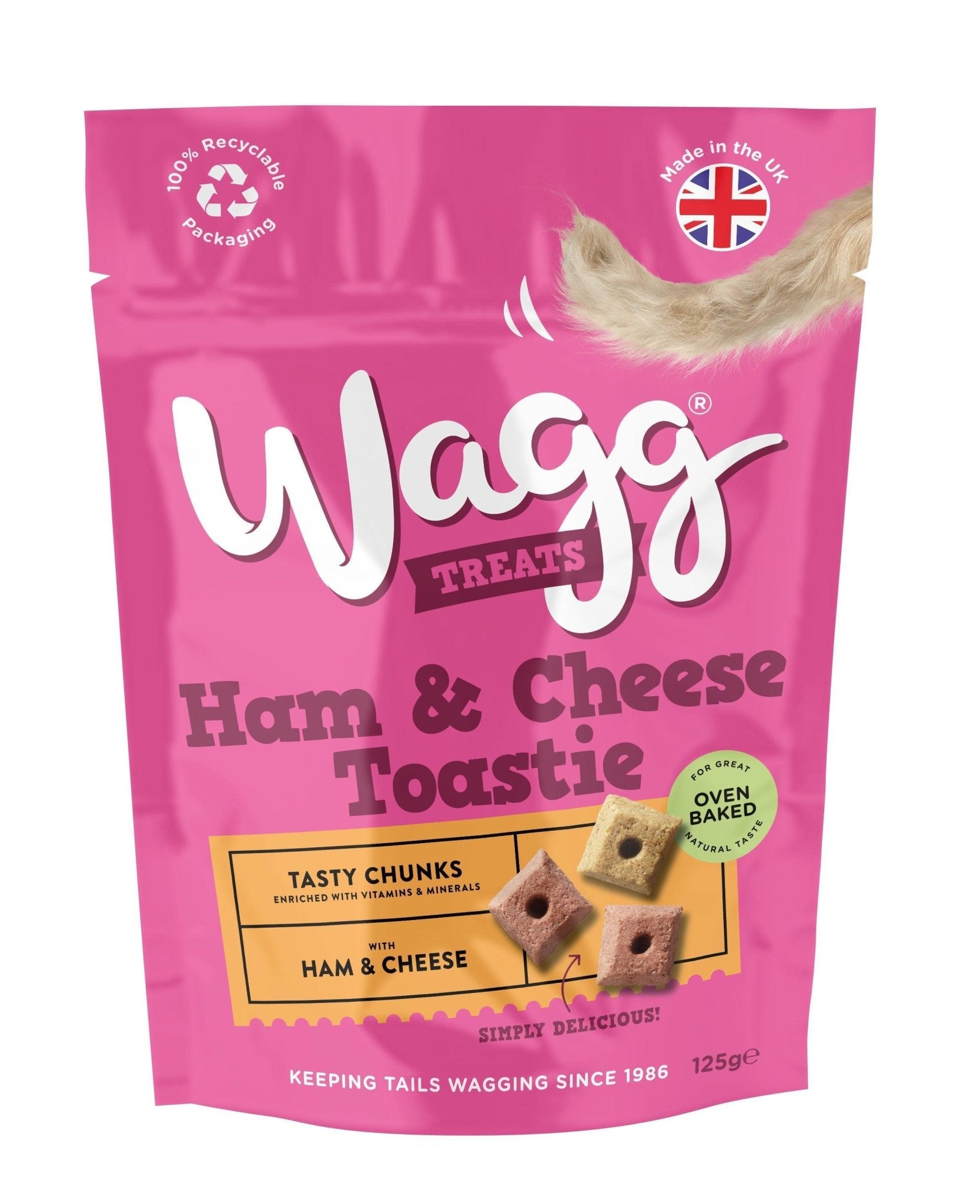Wagg Ham & Cheese Toastie Tasty 125g | Luxury Home Accessories | Heulog Glow