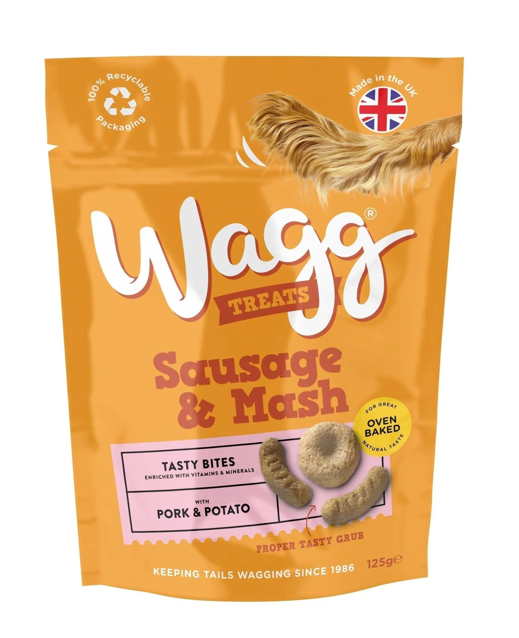 Wagg Sausage & Mash Tasty Bites 125g | Luxury Home Accessories | Heulog Glow