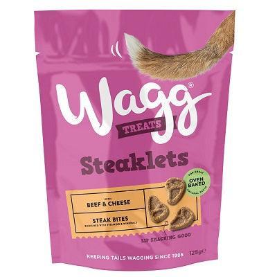 Wagg Steaklets Steak Bites 125g | Luxury Home Accessories | Heulog Glow
